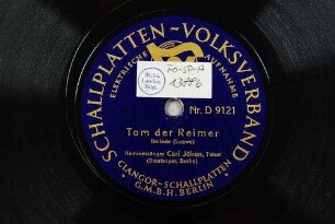 Tom der Reimer : Ballade / (Loewe)