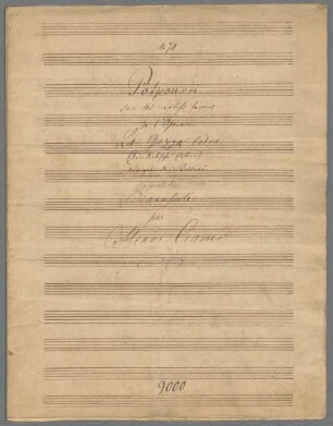 La gazza ladra, Auswahl, arrangiert, Klavier. - BSB Mus.Schott.Ha 9423-2