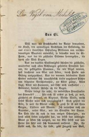 Aus den Lüften : Das Leben der Vögel