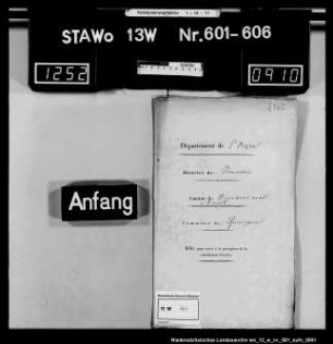 Exemtensteueranlage der Commune Rüningen