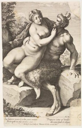 Satyr und Nymphe