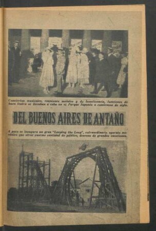 Del Buenos Aires de antaño - [Ilustración]