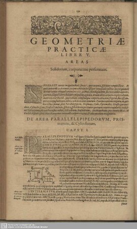 Liber V. Areas Solidorum, corporum[q]ue perscrutans