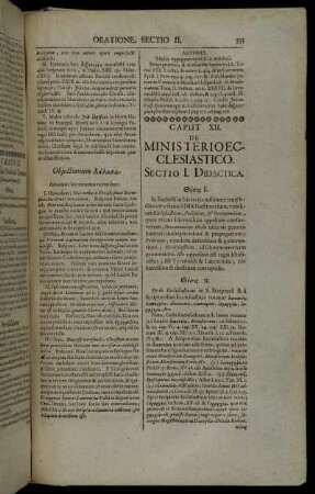 Caput XII. De Ministerio Ecclesiastico.
