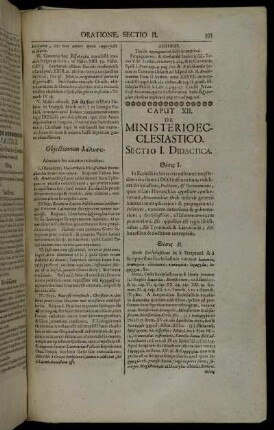Caput XII. De Ministerio Ecclesiastico.