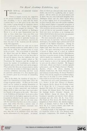 65: The Royal Academy Exhibition, 1915