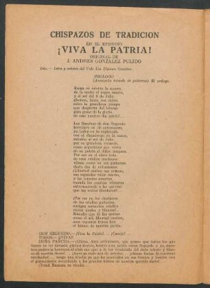 ¡Viva la patria!