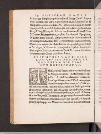 1. Thessalonicher