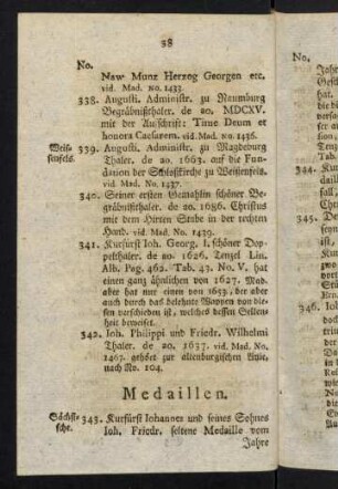 38-47, Medaillen.