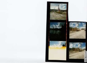 Kanalbrücke über die Weser - Unterbauten - Mittellandkanal, Minden, 1994