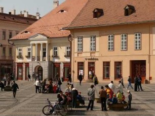 Marktplatz von Sibiu, Kulturhauptstadt Europas 2007
