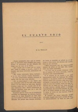 El cuarto rojo