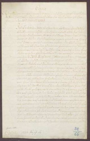 Erblehenrevers des Endris Gros gegen Markgraf Carl II. von Baden-Durlach über die Badstube in Graben