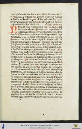 Casus clementinarum.