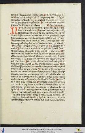 Casus clementinarum.