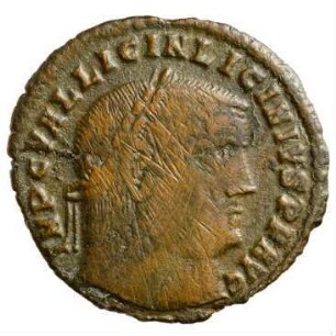 Münze, Follis, 313 - 314 n. Chr.