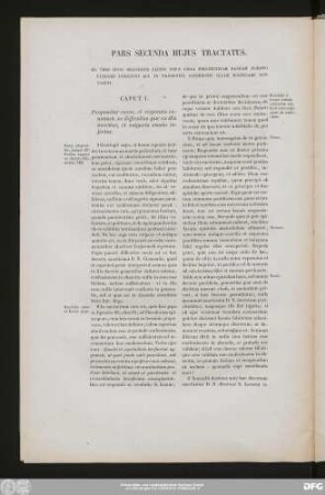 Pars Secunda Huius Tractatus.