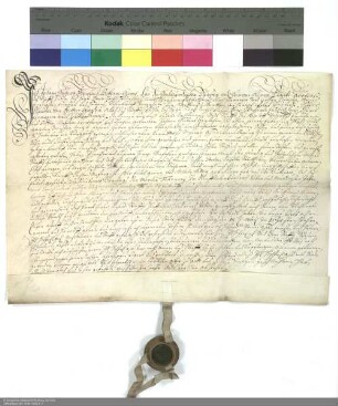 Revers Johann Hubert Gerlachs bezüglich der Belehnung mit einem Haus und einem Garten in Fulda durch Placidus [von Droste], Abt von Fulda