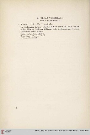 Gemälde des 19. Jahrhunderts (Nr. 1-113) und Tafeln 1-66