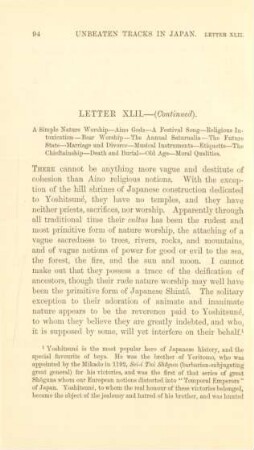 Letter XLII. - (Continued). A simple nature worship ...