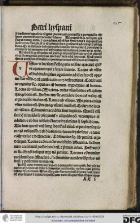 Postquam autor determinavit de loco a generatione et corruptione, hic consequenter determinat de locis ab usibus et communiter accidentibus...