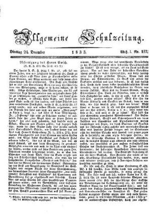 Abfertigung des Herrn Ewich : (A.S.Z. 1833 Nr.53 S. 425 ff.)