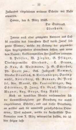 [Kurfürstliche Proklamation vom 7. März 1848.]