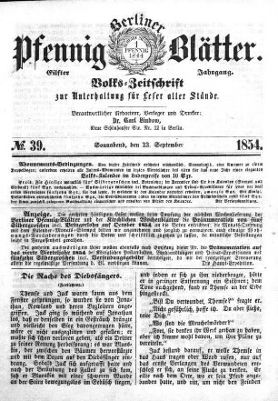 Nr. 39, Sonnabend, den 23. September