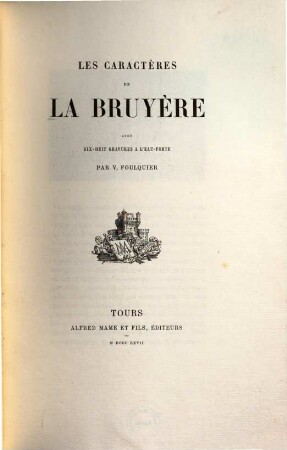 Les caractères de La Bruyère