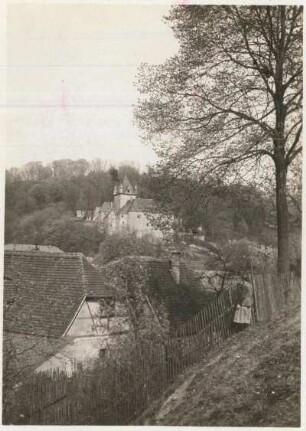 Liebstadt, Blick über den Ort zu Schloss Kuckuckstein