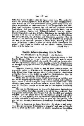 Deutsche Lehrerversammlung 1914 in Kiel