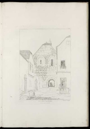 XX. Die Burg-Capelle, westliche Ansicht