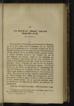 IV. Der Begriff der "Gewalt" nach dem Reichs-Str.-G.-B.