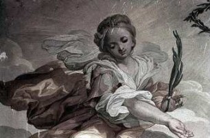 Die heilige Ursula erscheint dem heiligen Norbert und die Auffindung ihrer Reliqiuen in Köln