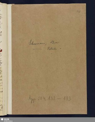 Nr. 132-132b. Schumann, Clara