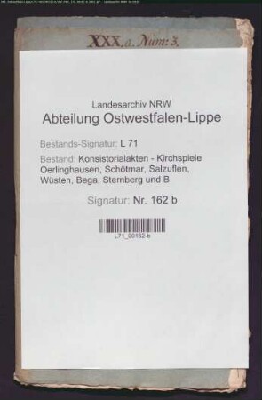 Kirchenstühle (Kirchenstände, Priechen) [siehe auch Nr. 161]