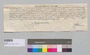 Papst Benedikt XIII. gewährt dem Karmelitenkloster in Straubing einen Ablass am Festtag des heiligen Sebastian. S. Papst Benedikt XIII