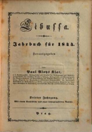 Libussa : Jahrbuch für .... 3. 1844