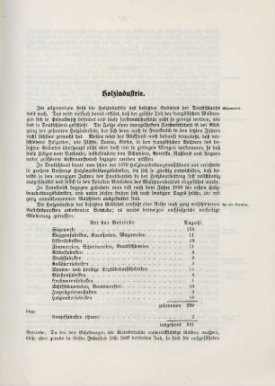 Holzindustrie