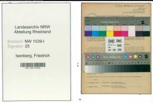 Entnazifizierung Friedrich Isenberg , geb. 21.12.1899 (Bahbnbeamter)