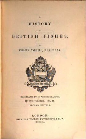 A history of british fishes : illustrated by 500 wood engravings, 2