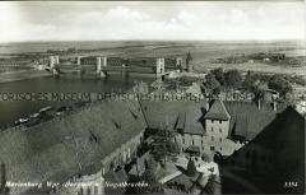 Blick von der Marienburg auf die Nogat