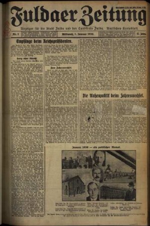 1930: Fuldaer Zeitung