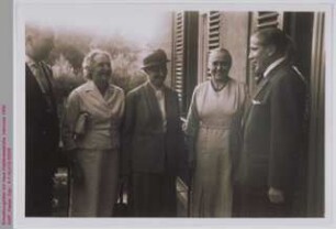 Gruppenbild, Einweihungsfeier von Haus Walderseestraße, Hannover 1958