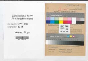 Entnazifizierung Aloys Volmer , geb. 15.10.1918 (Arzt)
