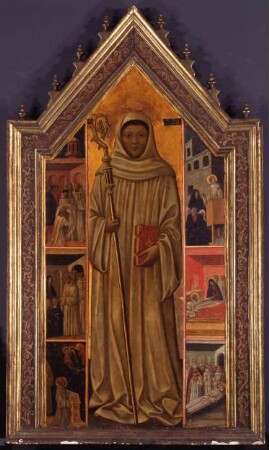Der Heilige Bernhard von Clairvaux und Szenen seiner Vita