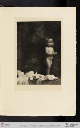 [Frank Eugene, XI. Nude—A Child, photogravure from the original negative]