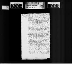 . 1598: November-Dezember 1598