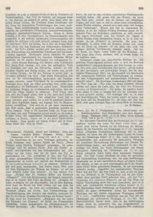 583-584 [Rezension] Nonnemann, Friedrich, Jesus der Christus