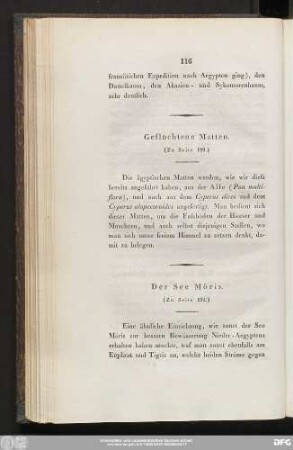 Geflochtene Matten.